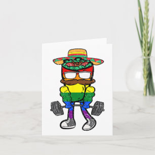 Gay Burrito Workout Cinco De Mayo Lgbt-q Mexican F Karte
