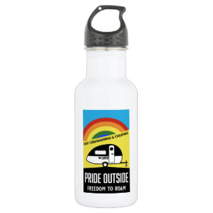 Gay Caravan Camping Edelstahlflasche