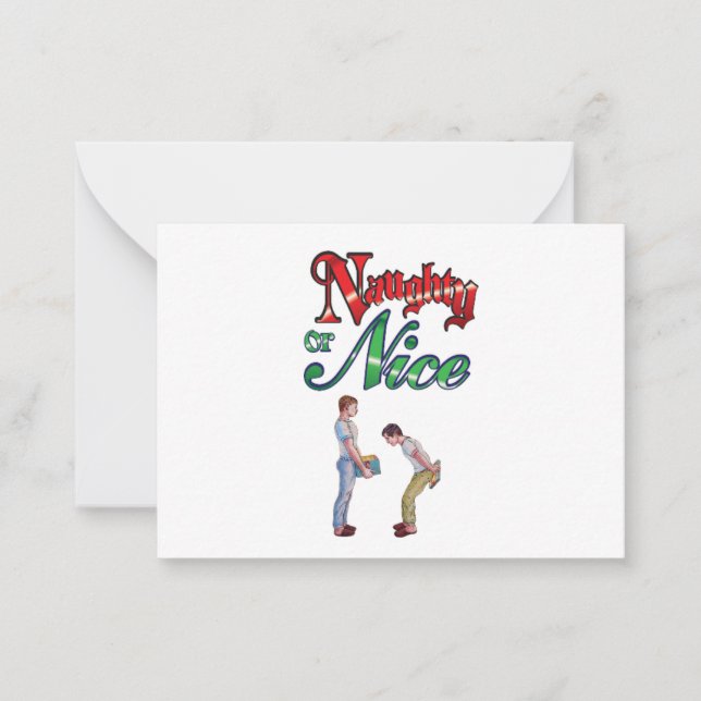 Gay Christmas Spaß Card Mitteilungskarte (Vorderseite)