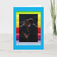Gay Couple Faltenkarte für Pride Gay