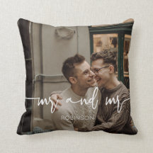 Gay Couple Mr. und Mr. frisch gefertigtes Foto