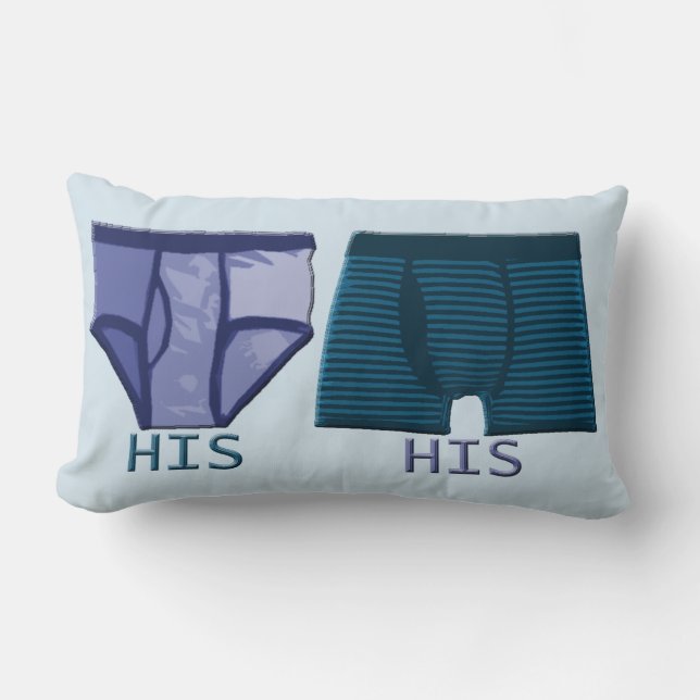 Gay Couple Underwear Kissen (Vorderseite)