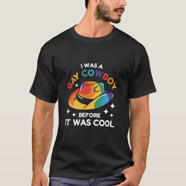 Gay Cowboy T-Shirt (Vorderseite)