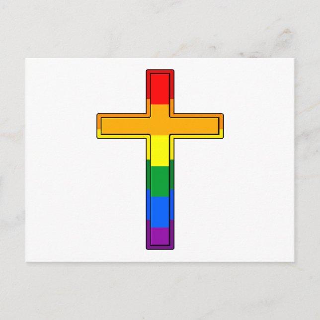 Gay Cross Postkarte (Vorderseite)