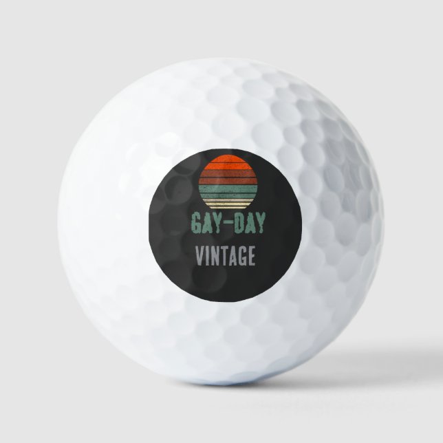 gay day  golfball (Vorderseite)