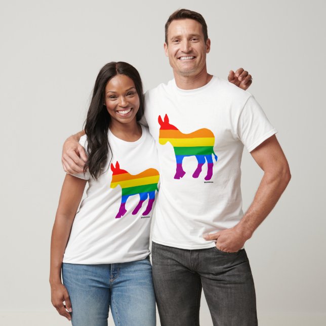 GAY DEMOCRAT Politiclothes Spaß -.pnng T-Shirt (Unisex)