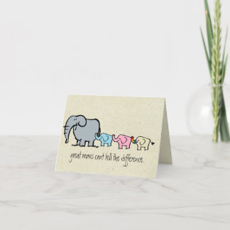 gay eleant mothers day card karte