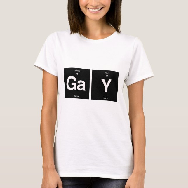 GAY-ELEMENTE T-Shirt (Vorderseite)