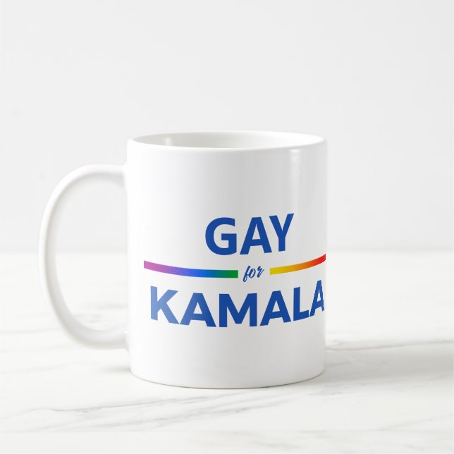 Gay for Kamala Harris Kaffeetasse (Links)
