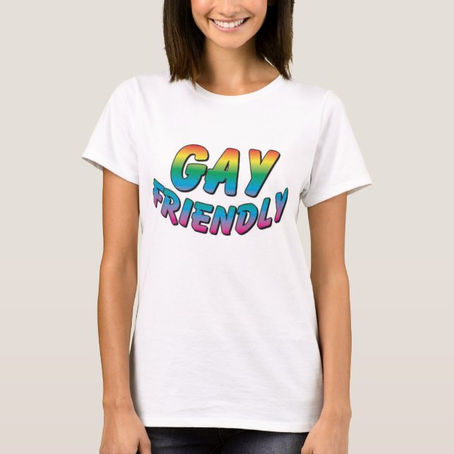 Gay Friendly T-Shirt (Vorderseite)