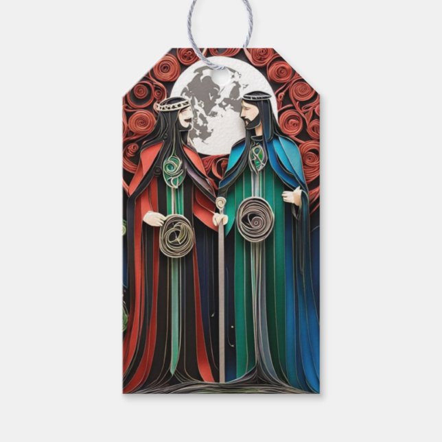 Gay-Gastgeschenk Hochzeit Geschenkanhänger (Vorderseite)