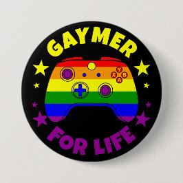 Gay Gaymer für lebenslange Flag-Controller Button