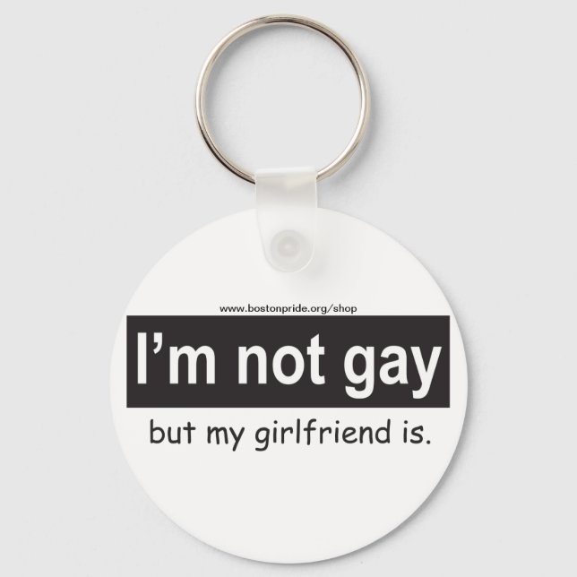 Gay Girlfriend Schlüsselanhänger (Vorderseite)