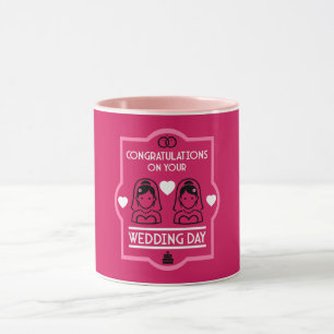 Gay Girls Wedding Day Tasse