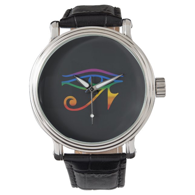 GAY GOTH PRIDE ARMBANDUHR (Vorderseite)