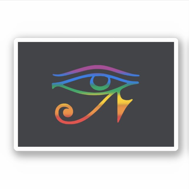 Gay Goth Pride Flag Aufkleber (Vorderseite)