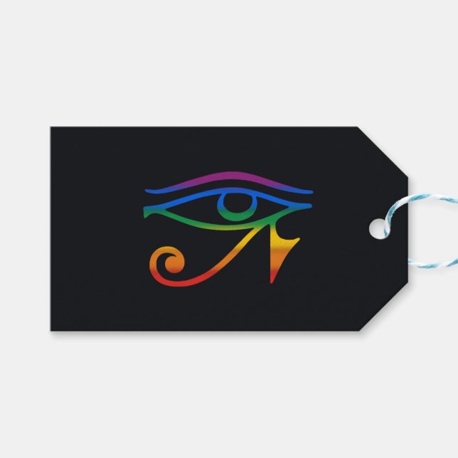 Gay Goth Pride Flag Geschenkanhänger (Vorderseite (Horizontal))