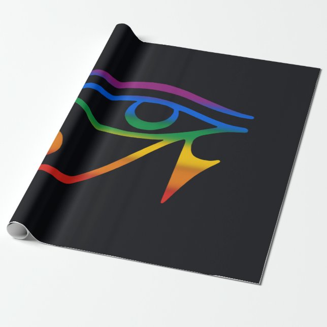 Gay Goth Pride Flag Geschenkpapier (Ungerollt)