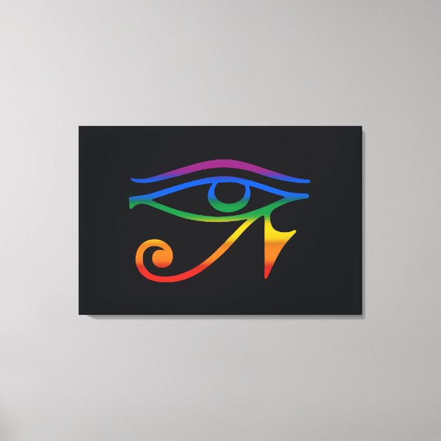 Gay Goth Pride Flag Leinwanddruck (Vorderseite)