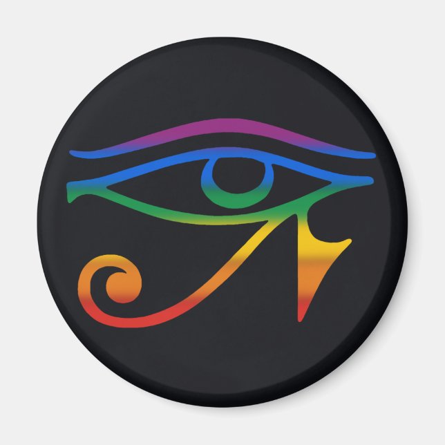 Gay Goth Pride Flag Magnet (Vorne)