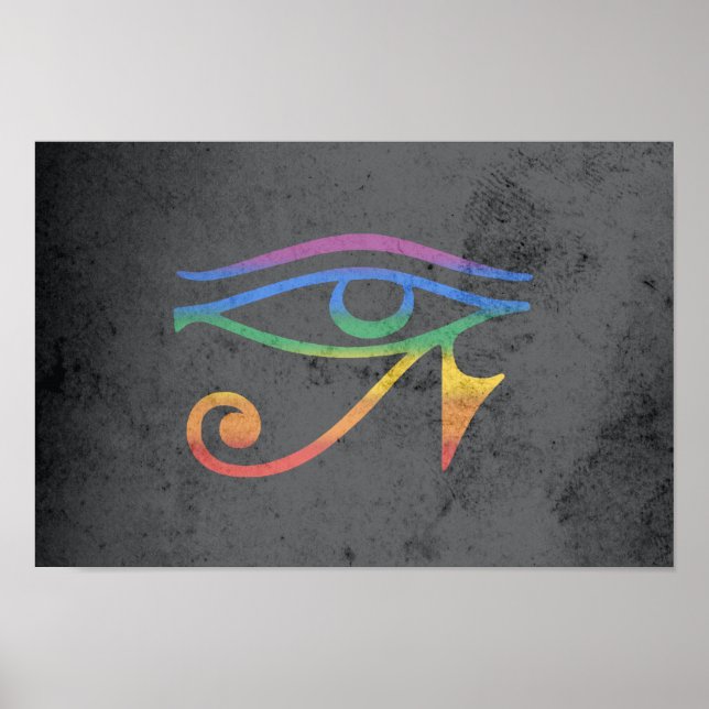 GAY GOTH PRIDE FLAG POSTER (Vorne)