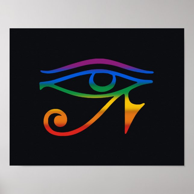 Gay Goth Pride Flag Poster (Vorne)