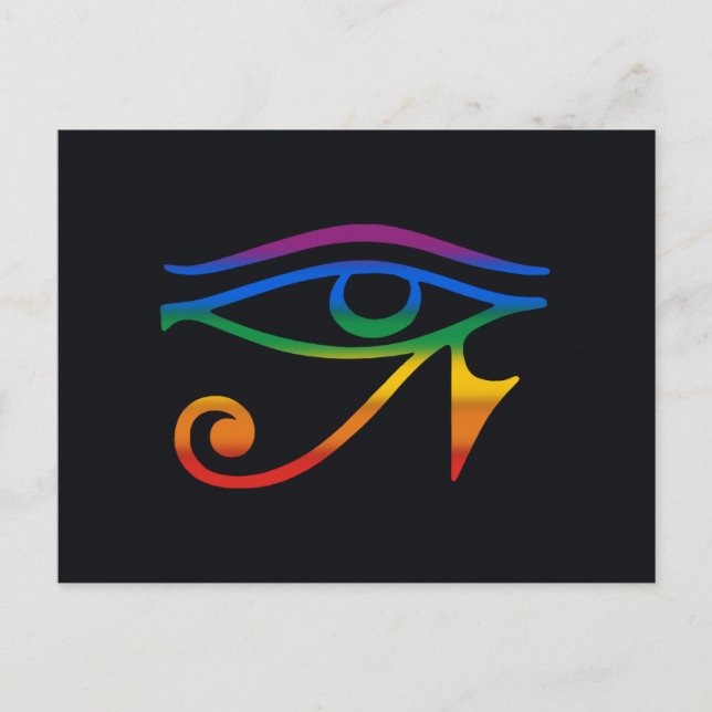 Gay Goth Pride Flag Postkarte (Vorderseite)
