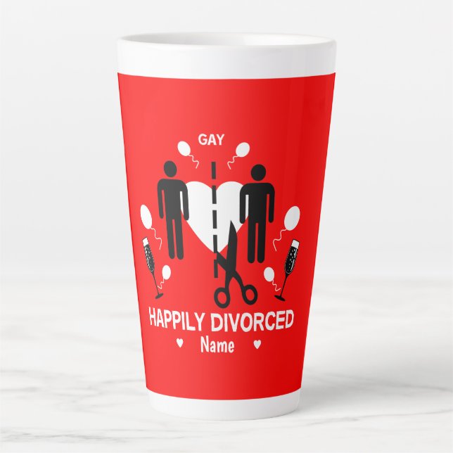 Gay Guy Divorce Party Café Mug (Devant)