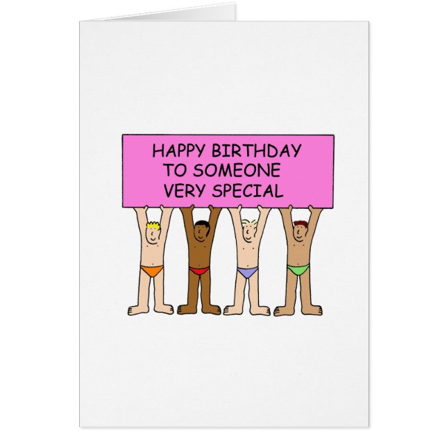 Gay Happy Birthday to Someone Special (Vorne)
