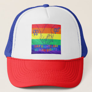 Gay hat Rechte Truckerkappe