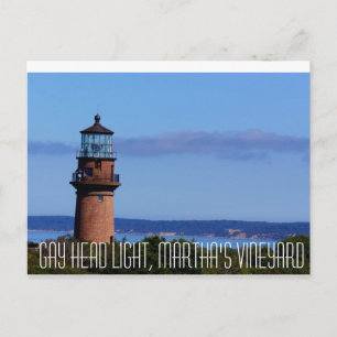 Gay Head Light Martha's Vineyard Postkarte