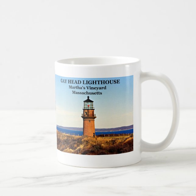 Gay Head Lighthouse, Martha's Vineyard MA Kaffeetasse (Rechts)