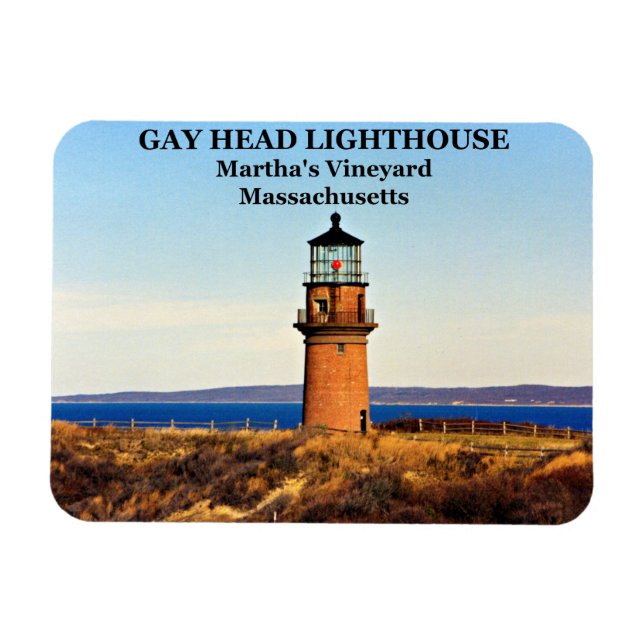 Gay Head Lighthouse, Martha's Vineyard MA Magnet (Horizontal)
