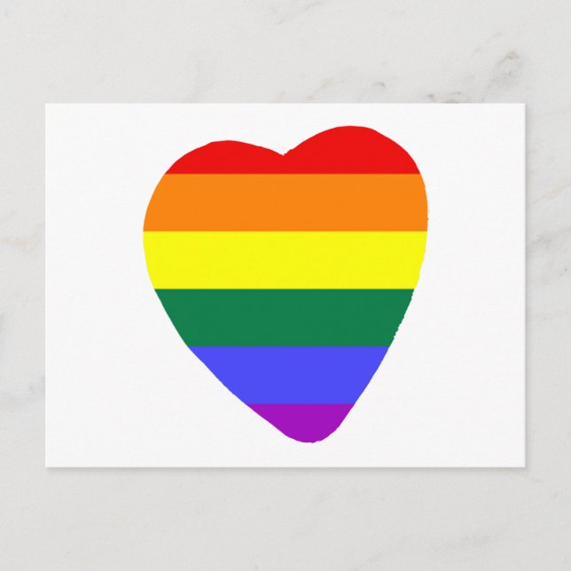 Gay Heart Postkarte (Vorderseite)