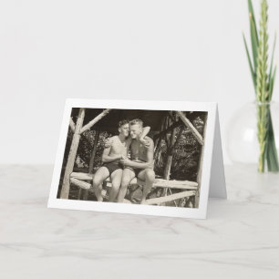 Gay Hommes Nouvel An Rosh Hashanah Carte de voeux