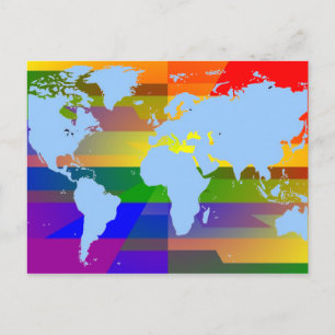 Gay I Bin Earth Postkarte