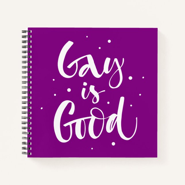 Gay is Good Notizbuch (Vorderseite)