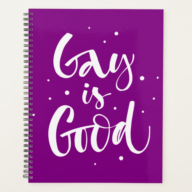 Gay is Good Planer (Vorderseite)