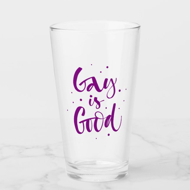 Gay ist gut glas (Vorderseite)