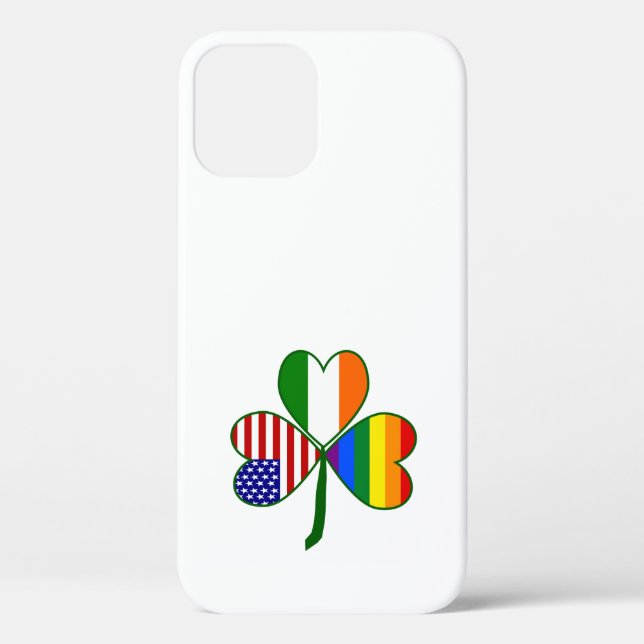 Gay Kleeblatt Case-Mate iPhone Hülle (Rückseite)
