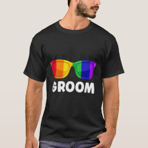 Gay Lesbian Bachelor Party Groom Wedding T-Shirt L