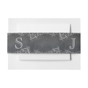 Gay Lesbian Chalkboard Wedding Invasions Bands Einladungsbanderole