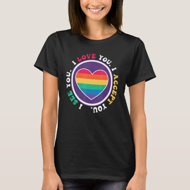 Gay Lesbian Lgbtq T-Shirt (Vorderseite)