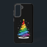 Gay LGBT Pride Rainbow Christmas Tree Merry Xmas Samsung Galaxy Hülle<br><div class="desc">Gay LGBT Pride Rainbow Christmas Tree Merry Xmas</div>