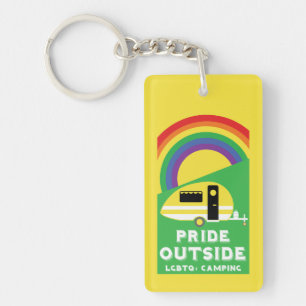 Gay LGBTQ Camping Geschenke Schlüsselanhänger