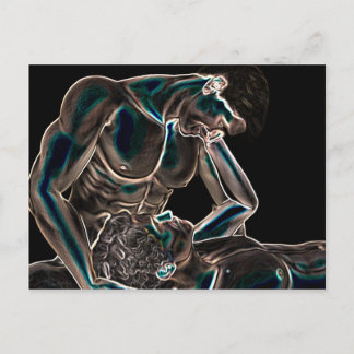 Gay-Liebe Postkarte