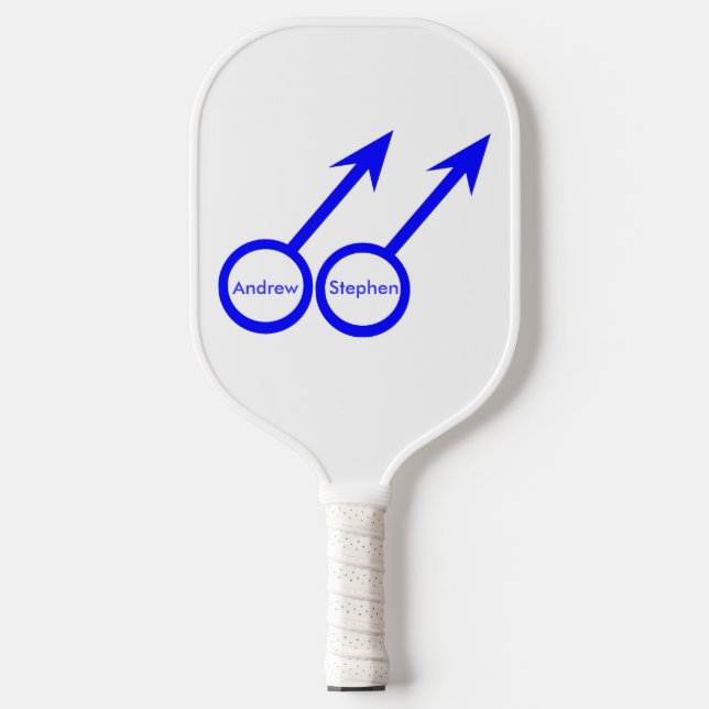Gay Lovers individuell anpassbar Pickleball Schläger (Vorderseite)