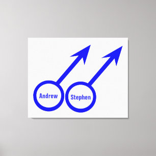 Gay Lovers - Individuelle Canvas Print Leinwanddruck