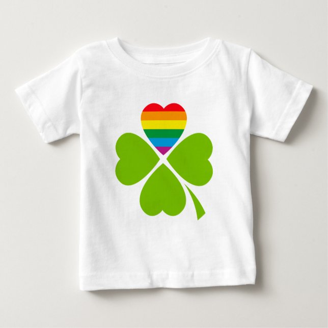 Gay-Lucky-Klee Baby T-shirt (Vorderseite)