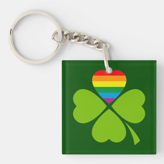Gay-Lucky-Klee Schlüsselanhänger (Vorderseite)